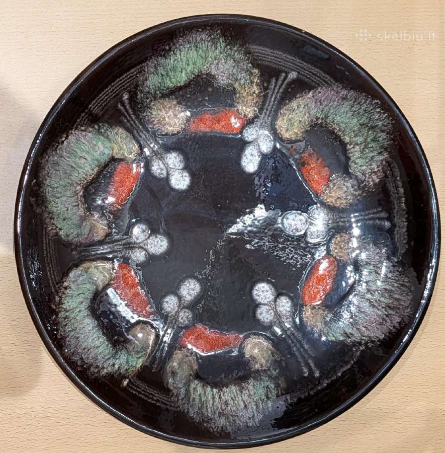 Keramikinė dekoratyvinė lekštė 33,5 cm - nuotraukos Nr. 3