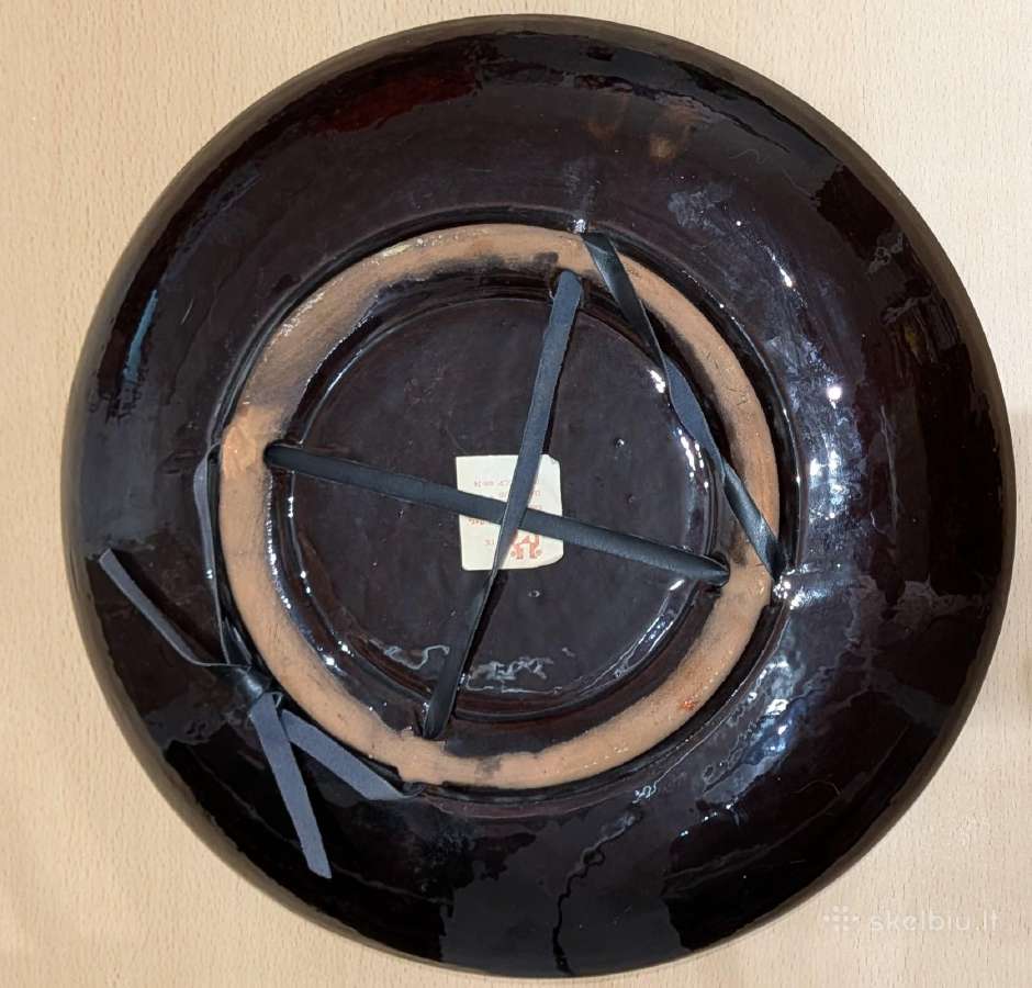 Keramikinė dekoratyvinė lekštė 33,5 cm - nuotraukos Nr. 4