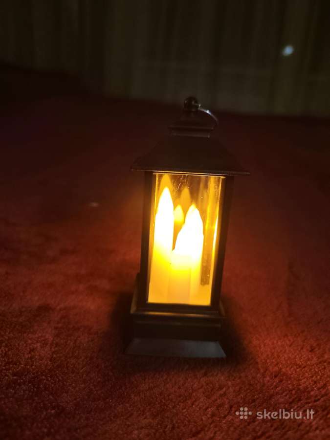 Mini dekoratyvinis LED žibintas žvakių imitacija - nuotraukos Nr. 4