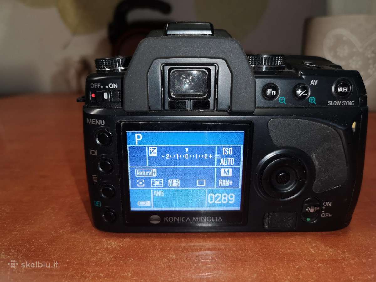 Konica-minolta Dynax 5D rinkinys - nuotraukos Nr. 9
