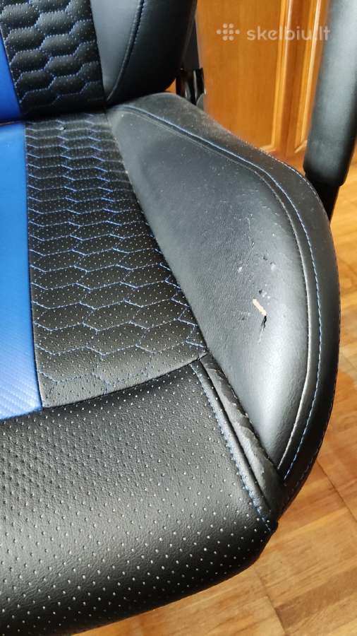 Corsair T2 Road Warrior žaidimų kėdė,mėlyna/juoda - nuotraukos Nr. 6