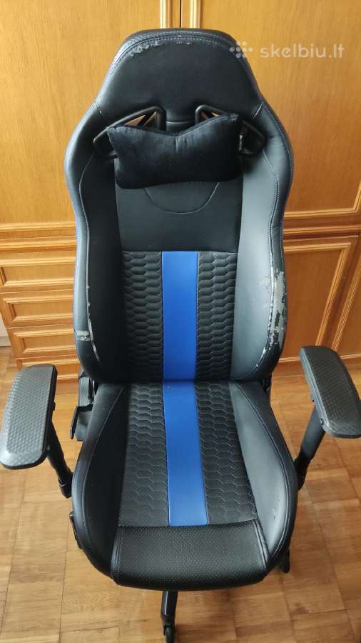 Corsair T2 Road Warrior žaidimų kėdė,mėlyna/juoda - nuotraukos Nr. 2
