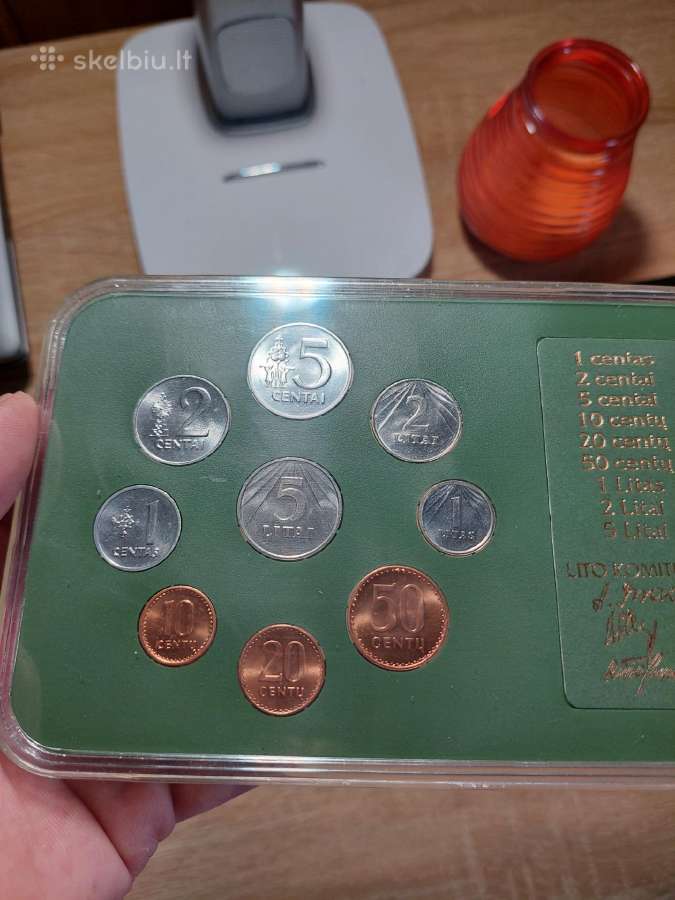 1991m. Monetų rinkinys - nuotraukos Nr. 4
