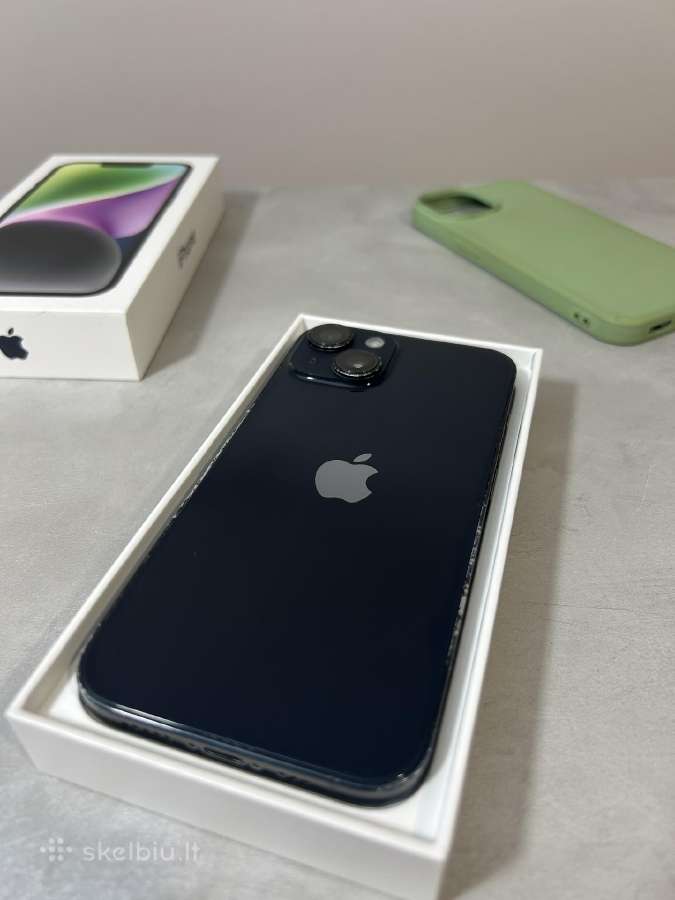 iPhone 14 128gb 79% black - nuotraukos Nr. 4