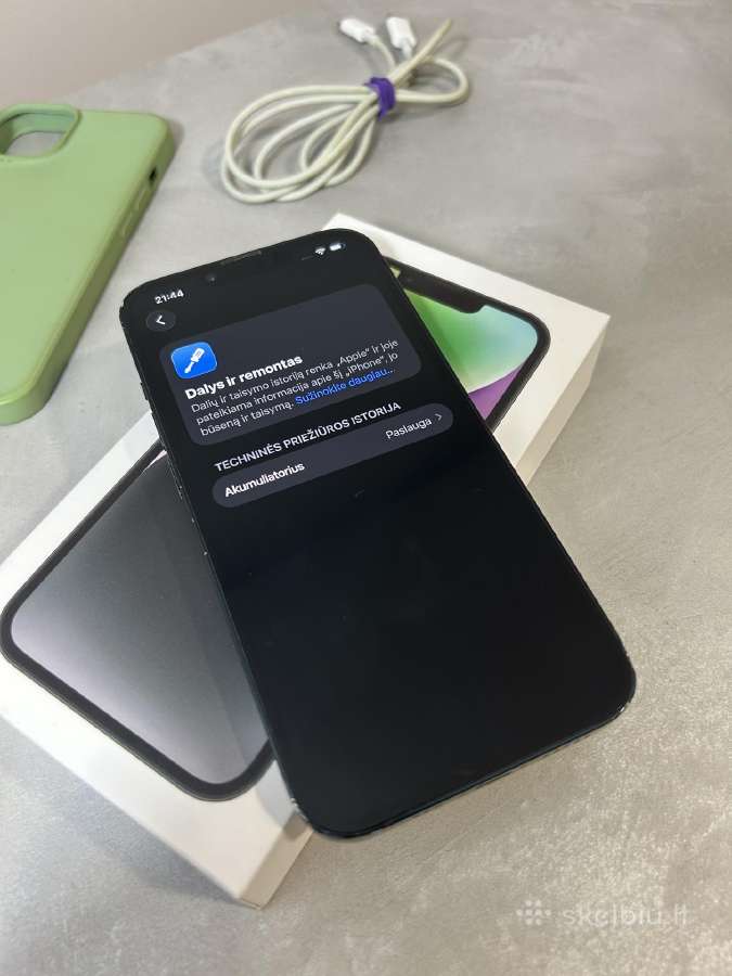 iPhone 14 128gb 79% black - nuotraukos Nr. 11