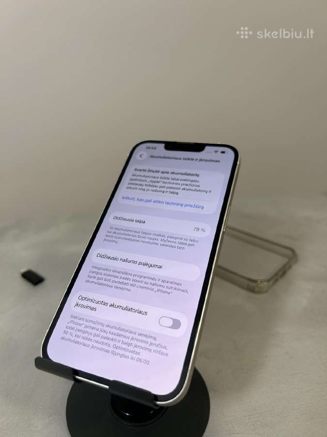 iPhone 14 128gb 79% White - nuotraukos Nr. 11