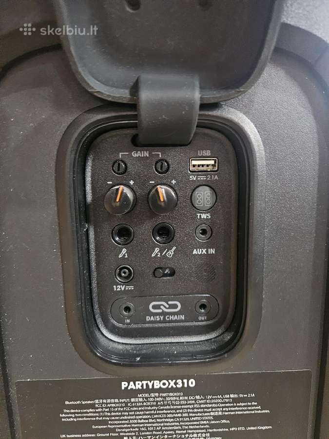 Kolonėlė Jbl Partybox 310 - nuotraukos Nr. 4
