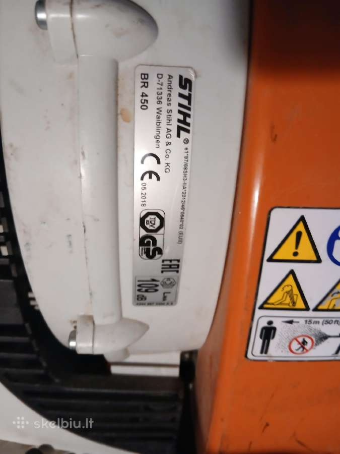 Stihl Pūtiklis Br450 - nuotraukos Nr. 2