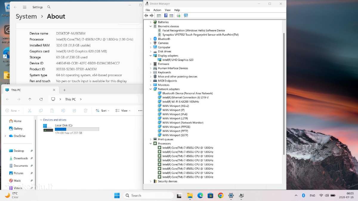 Hp elitebook 830 G6 i7 32ram 256ssd - nuotraukos Nr. 8