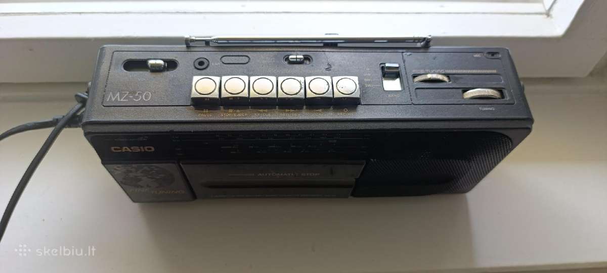 Casio Mz50 radija Made in Japan - nuotraukos Nr. 2