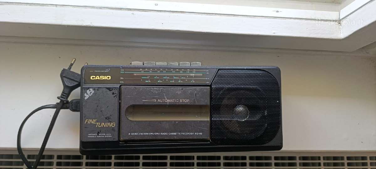 Casio Mz50 radija Made in Japan - nuotraukos Nr. 3