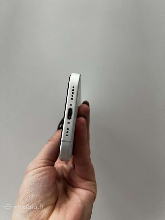 iPhone 16 128gb White / Baltas (+ 2 Burga dėklai) - nuotraukos Nr. 5