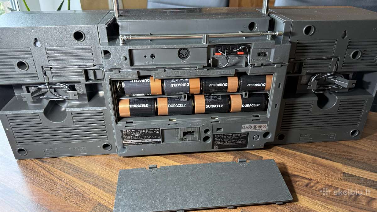 Yamaha Sony dekos Sharp boombox - nuotraukos Nr. 9