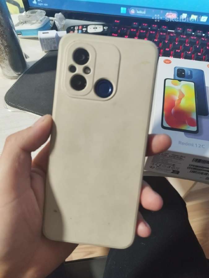 Xiaomi redmi 12c su dėklu,dėžute - nuotraukos Nr. 4