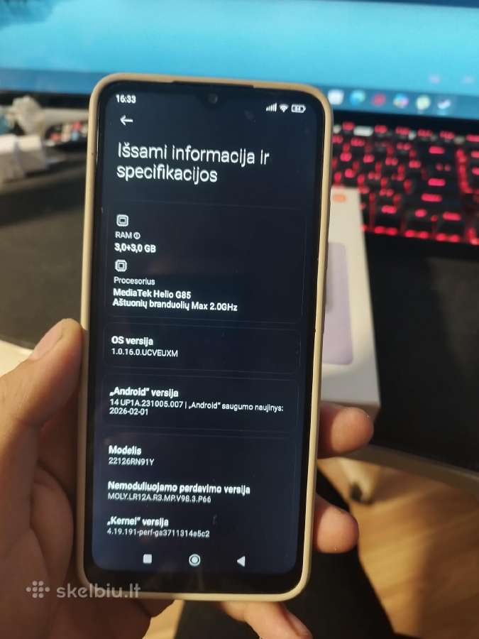Xiaomi redmi 12c su dėklu,dėžute - nuotraukos Nr. 2