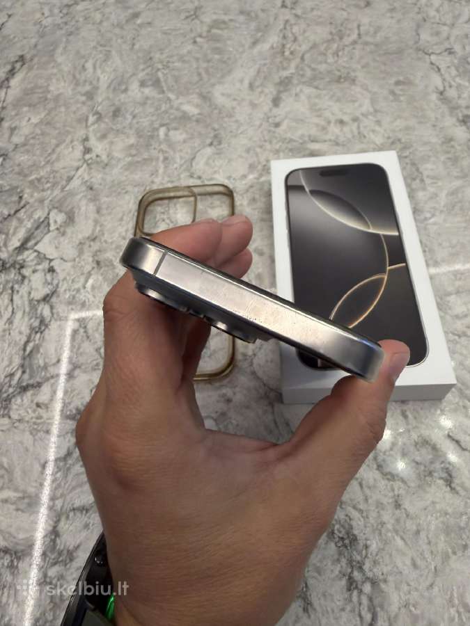 iPhone 16 pro, 512gb 90% baterija - nuotraukos Nr. 4
