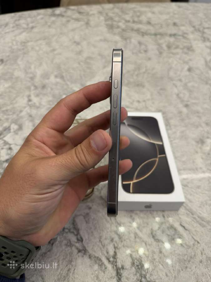 iPhone 16 pro, 512gb 90% baterija - nuotraukos Nr. 6