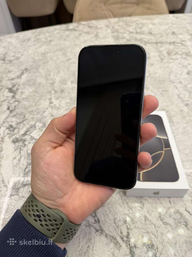 iPhone 16 pro, 512gb 90% baterija - nuotraukos Nr. 8