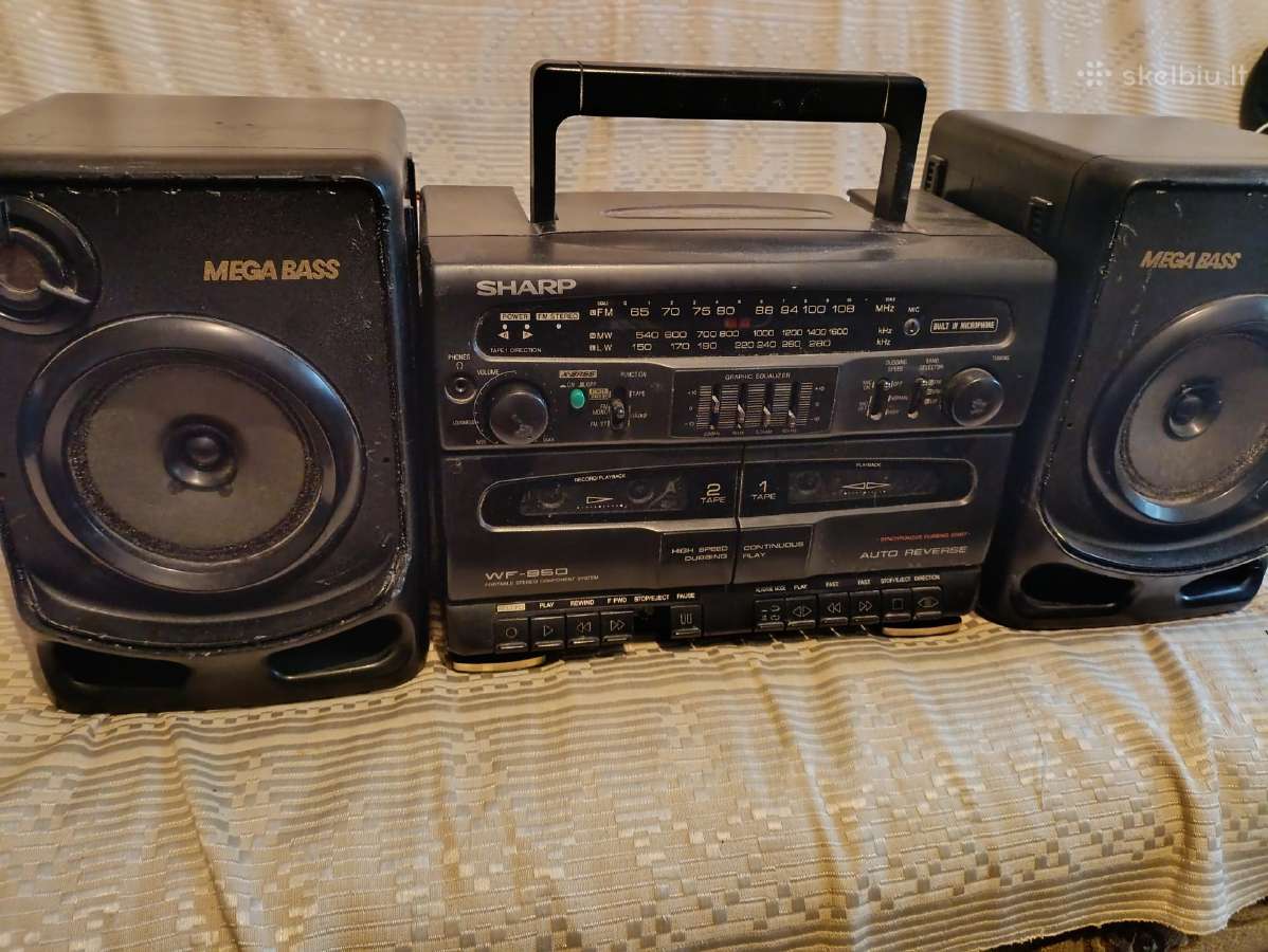 Sharp Wf-950,mc, Fm, Nuimamos Koloneles,autorevers - nuotraukos Nr. 2