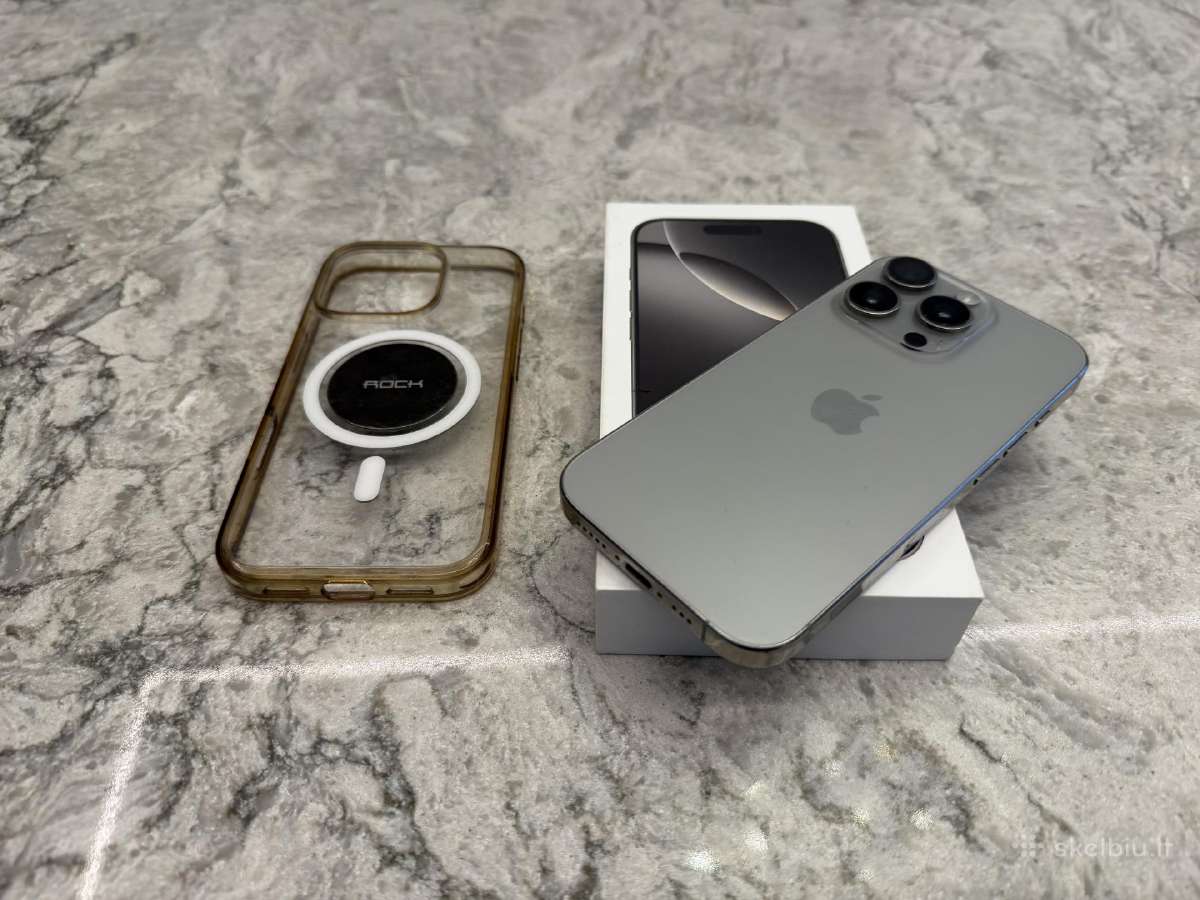 iPhone 16 pro, 512gb 90% baterija - nuotraukos Nr. 9