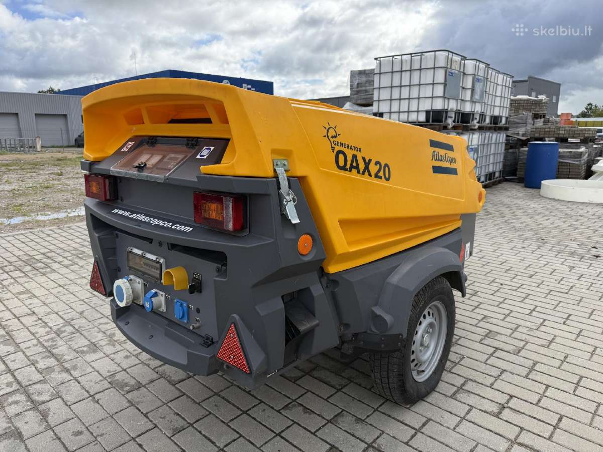 Generatorius Atlas Copco Qax - nuotraukos Nr. 4