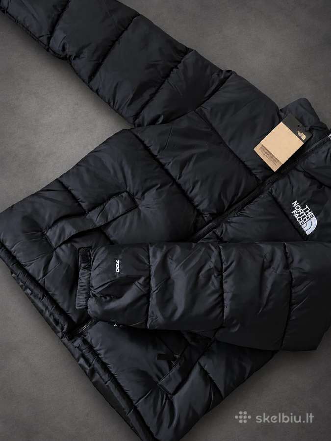 The North Face juoda Nuptse pūkinė striukė - nuotraukos Nr. 5