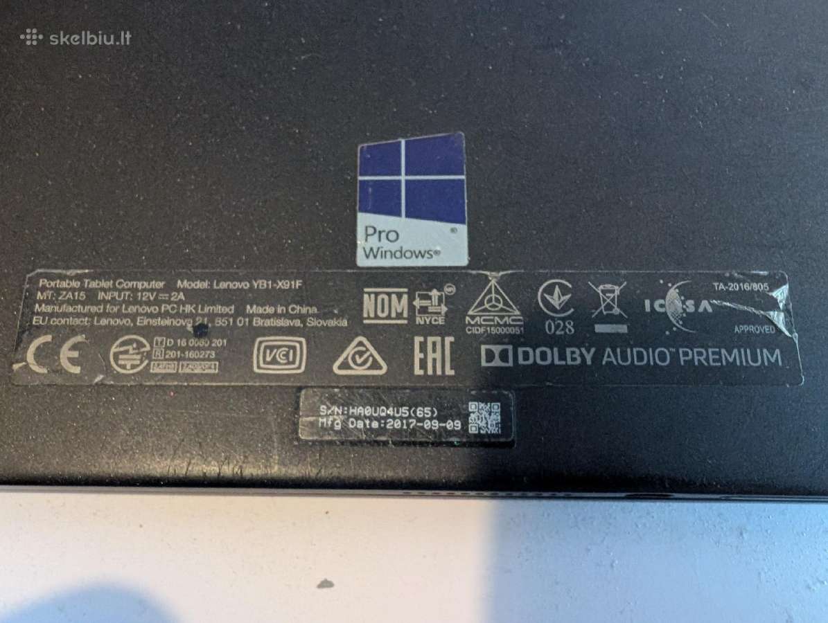 Lenovo Yoga Book 10' - nuotraukos Nr. 7