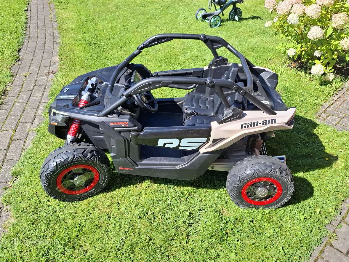 Dvivietis elektromobilis vaikams can-am Maverick 2 - nuotraukos Nr. 13