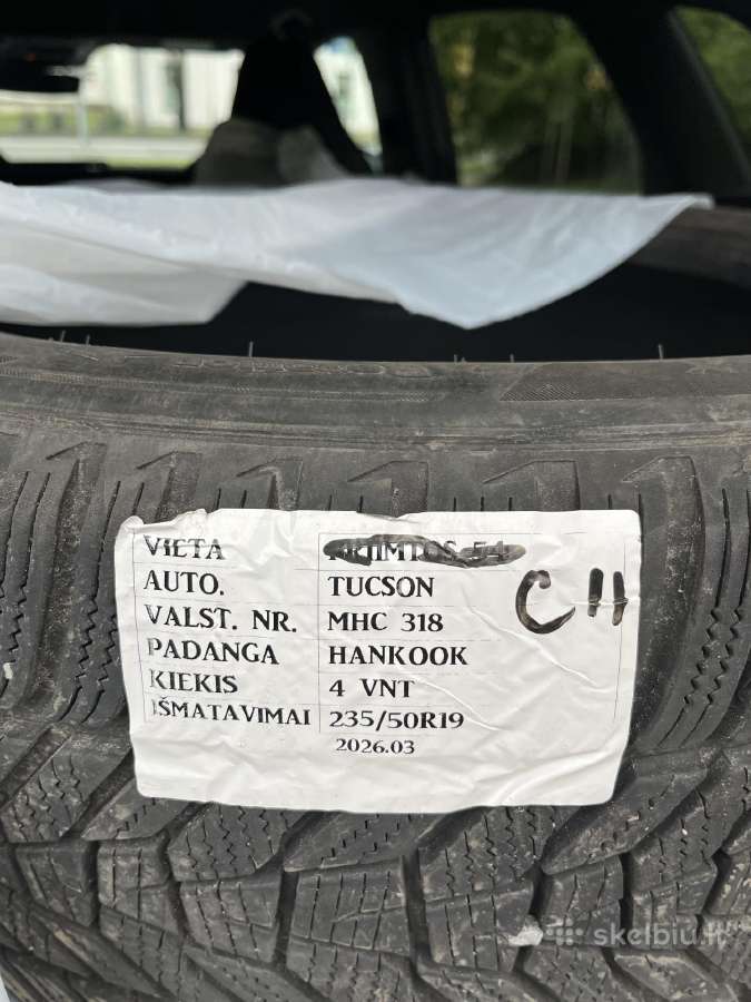 Ziemines padangos Hankook 235/50/19 4 vnt - nuotraukos Nr. 2