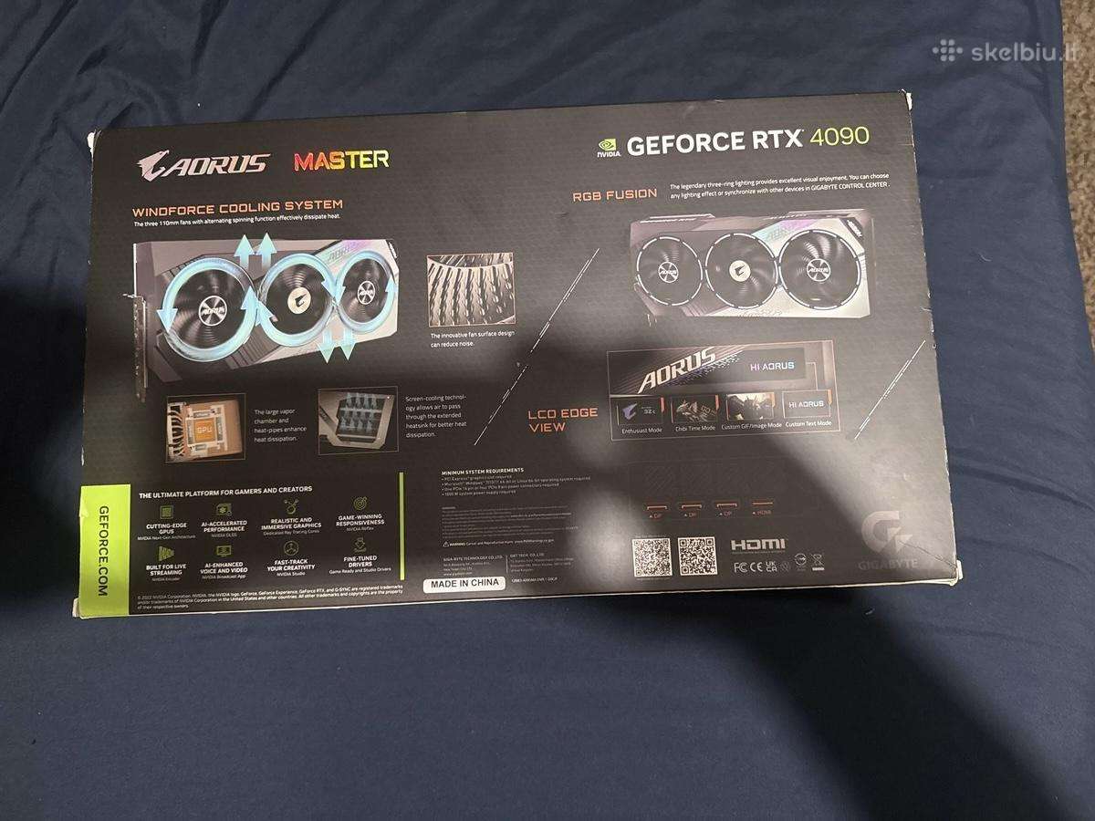 Rtx 4090 Aorus Master - nuotraukos Nr. 2