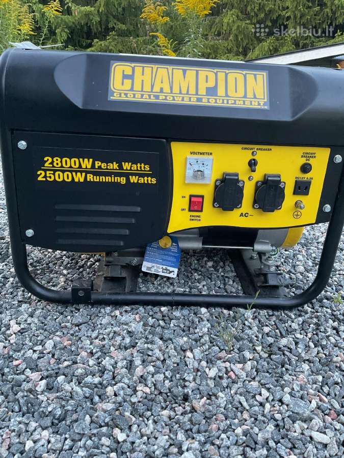 Benzininis generatorius Champion 2,5kw - nuotraukos Nr. 2