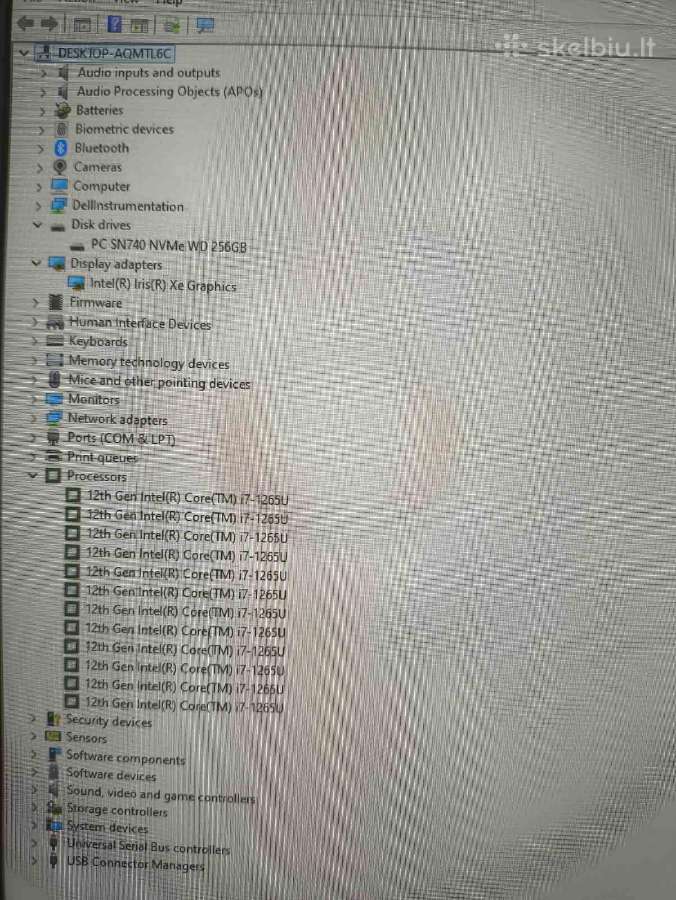 Latitude 5530 13" Ips Ts i7-1255u 16 256 Usa Kb 6% - nuotraukos Nr. 5