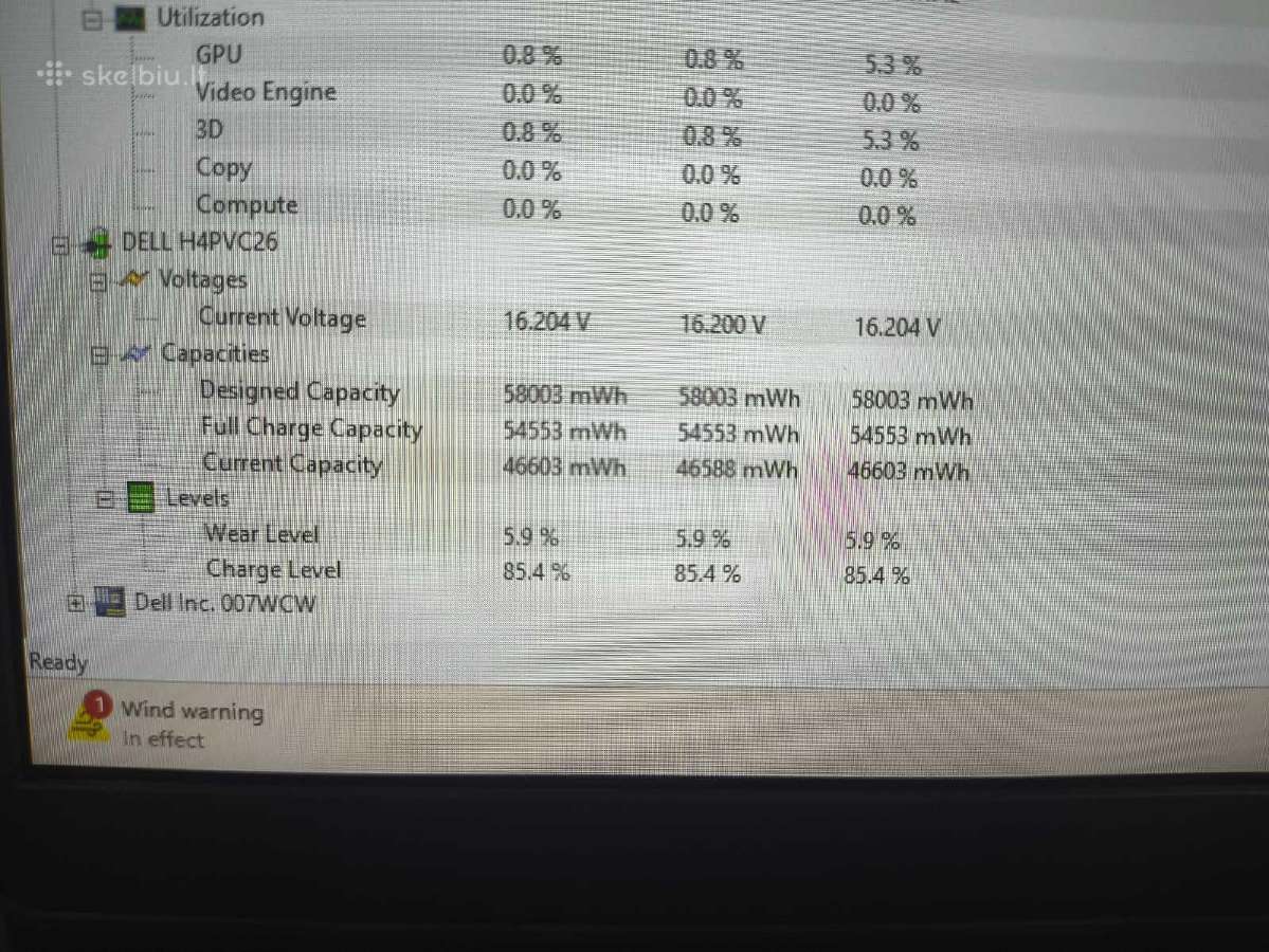 Latitude 5530 13" Ips Ts i7-1255u 16 256 Usa Kb 6% - nuotraukos Nr. 6