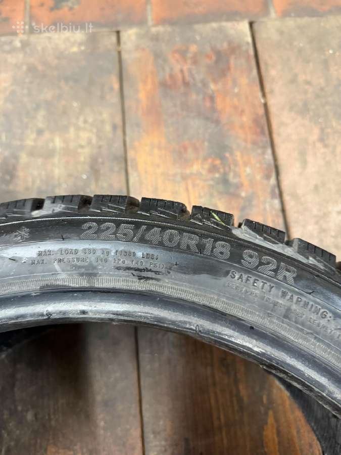 Ziemines padangos 225/40 - nuotraukos Nr. 5