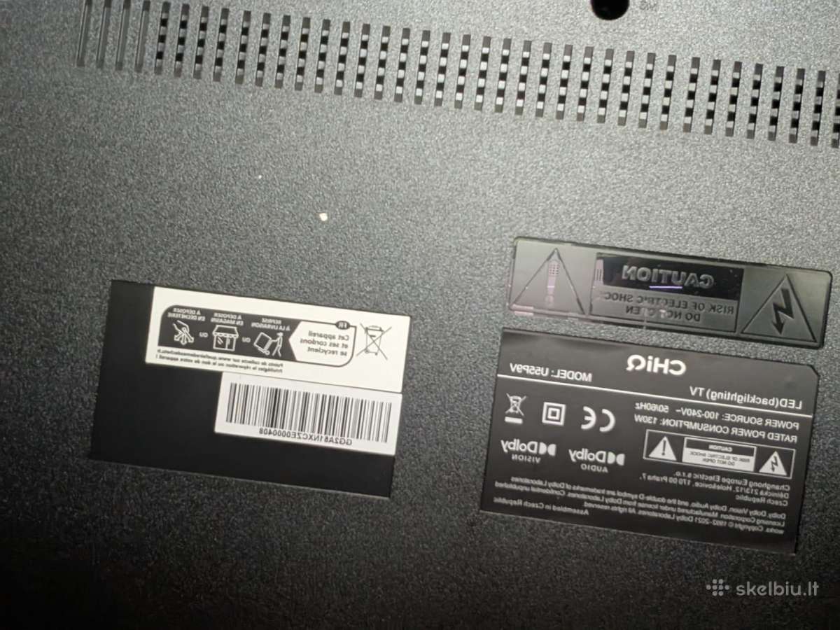 Chiq U55p9v 55 4k Uhd Android TV (Ekspo) +6mėn. - nuotraukos Nr. 6