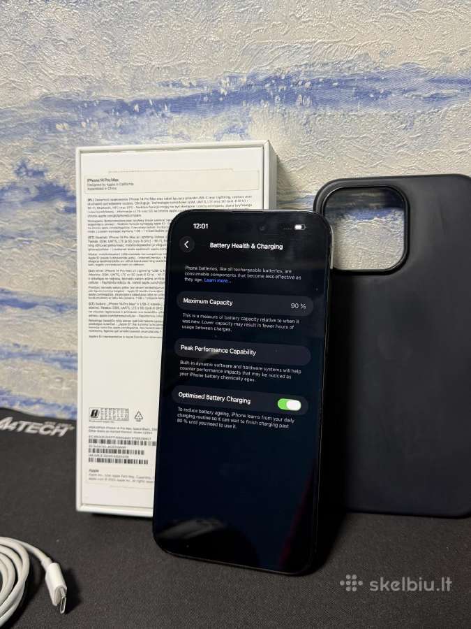 iPhone 14 Pro Max 256gb Juodas - nuotraukos Nr. 5