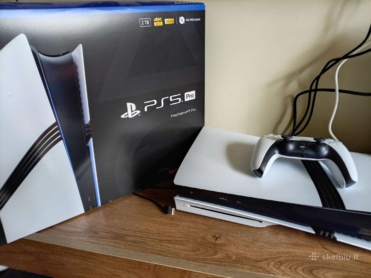 Mažai naudotas Ps5 Pro su Blu-ray diskasukiu - nuotraukos Nr. 2