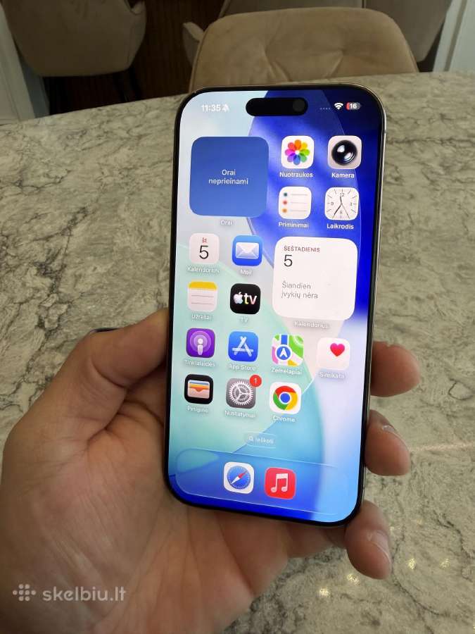 iPhone 16 pro, 256gb 89% - nuotraukos Nr. 2