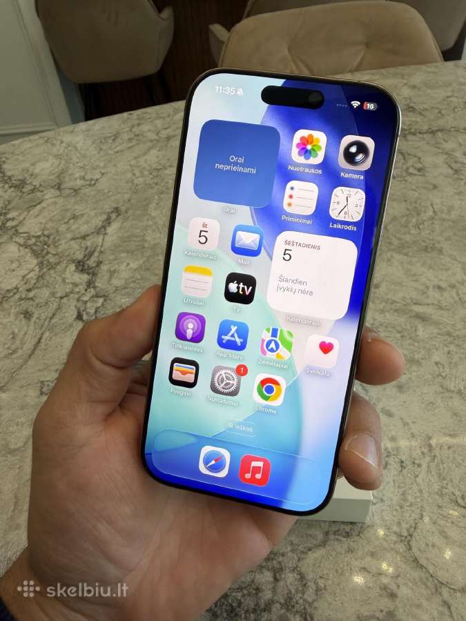 iPhone 16 pro, 256gb 89% - nuotraukos Nr. 11