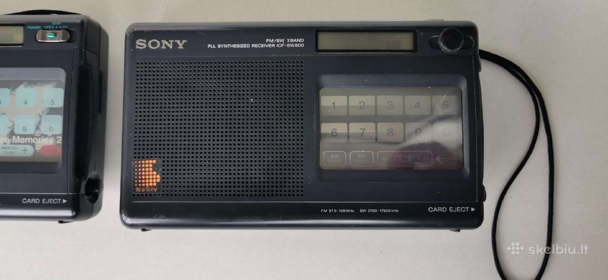 2 x Sony Icf-sw800 Fm/sw Radijo Imtuvai (Defektas) - nuotraukos Nr. 3