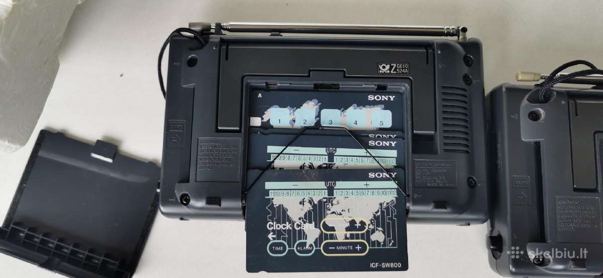 2 x Sony Icf-sw800 Fm/sw Radijo Imtuvai (Defektas) - nuotraukos Nr. 5