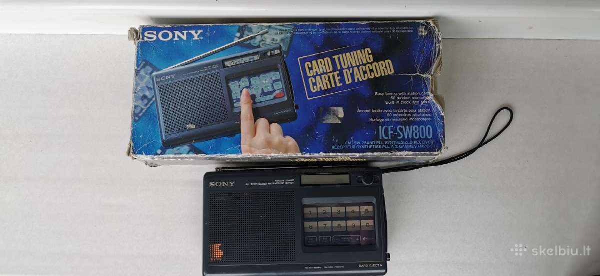 2 x Sony Icf-sw800 Fm/sw Radijo Imtuvai (Defektas) - nuotraukos Nr. 8