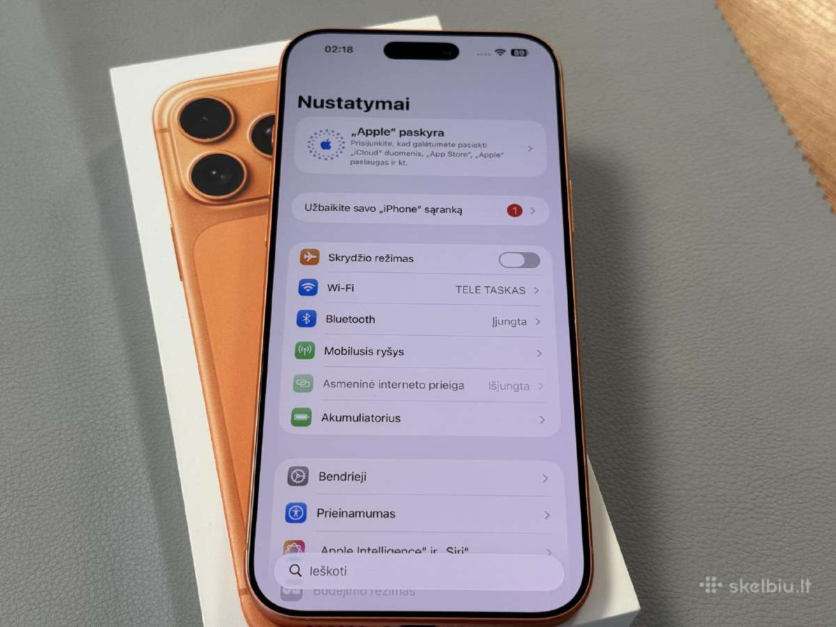 iPhone 17 Pro Max komplektas tik 150 krovimų - nuotraukos Nr. 2
