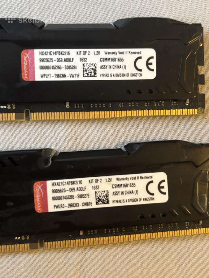 2x8 16gb RAM - nuotraukos Nr. 2