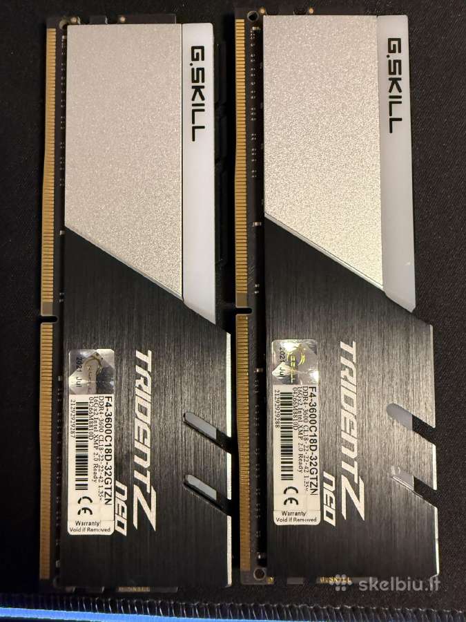 G.skill trident zneo rgb 32gb ddr4 3600mhz cl18 - nuotraukos Nr. 3