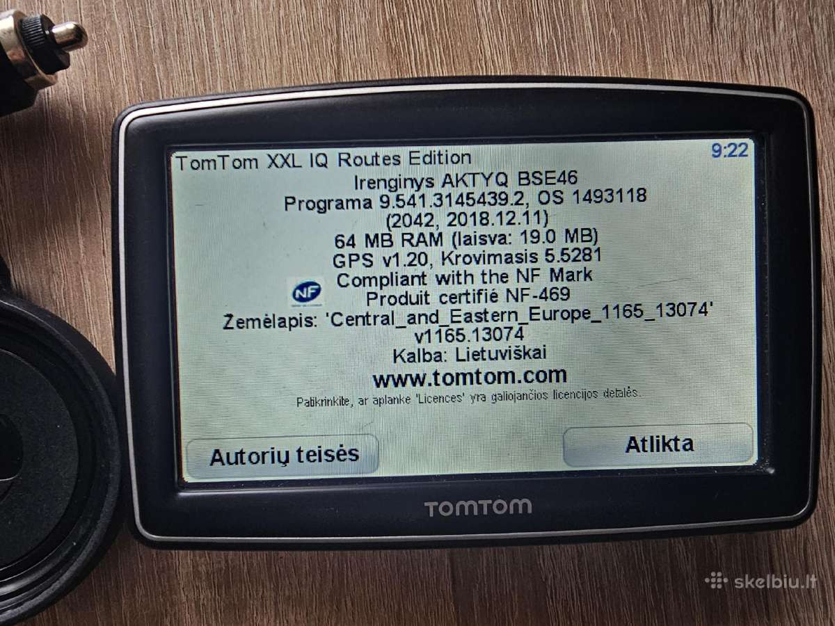 Tomtom XXL - nuotraukos Nr. 2