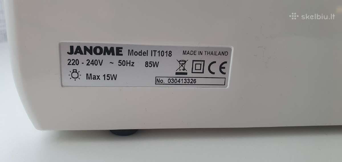 Janome It1018 - nuotraukos Nr. 2