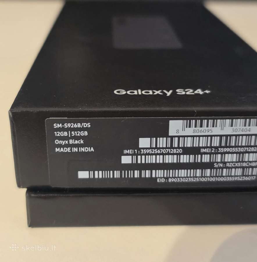 Galaxy s24+ 12gb512gb Onyx Black - nuotraukos Nr. 6