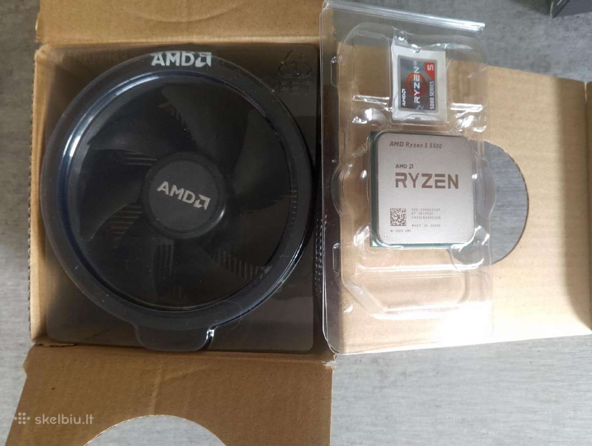 Amd Ryzen 5 5500 + Wraith Stealth aušintuvas - nuotraukos Nr. 4