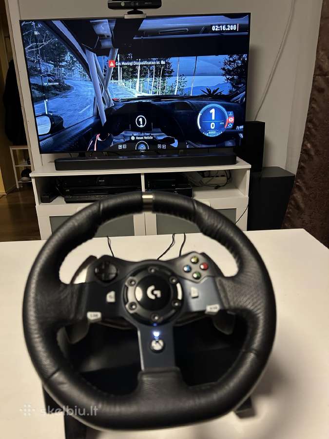 Logitech g920 žaidimų vairas - nuotraukos Nr. 2